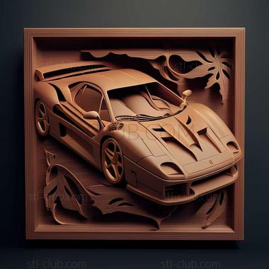 3D model Ferrari F40 (STL)